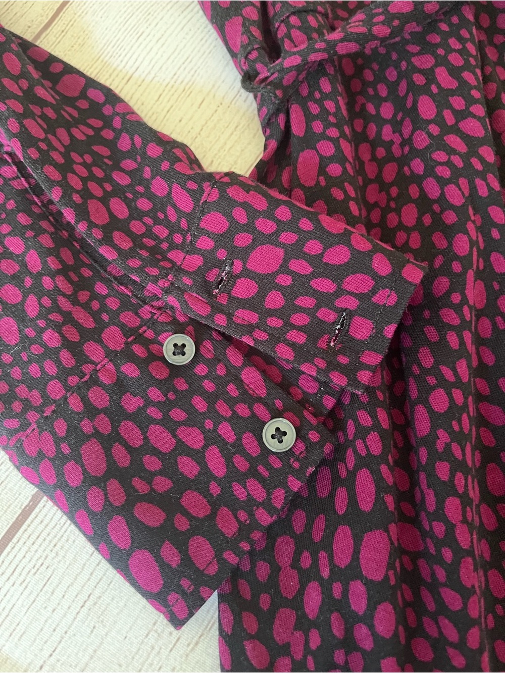 Boden berry/black Jessie jersey shirt dress, sz 16/18. - Picture 8 of 11